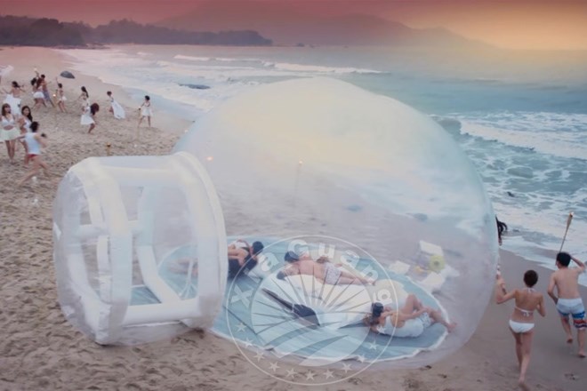 黄岛充气球形帐篷